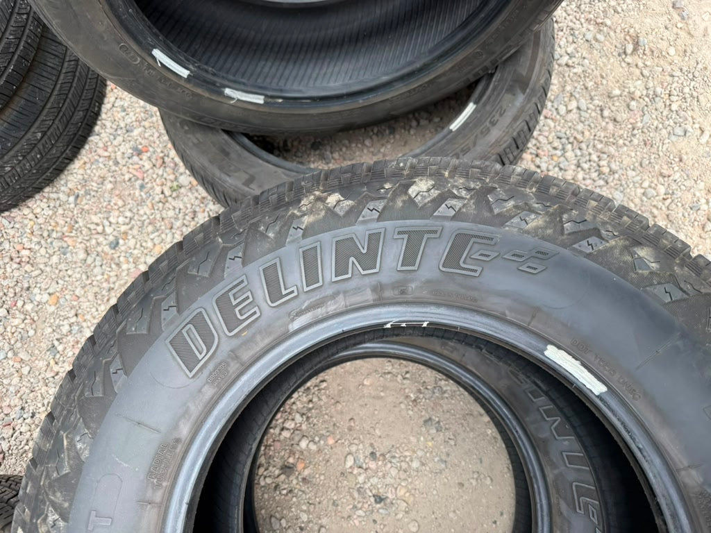 LT265/70R17 Pair (2 Used Tires) Delinte DX-10