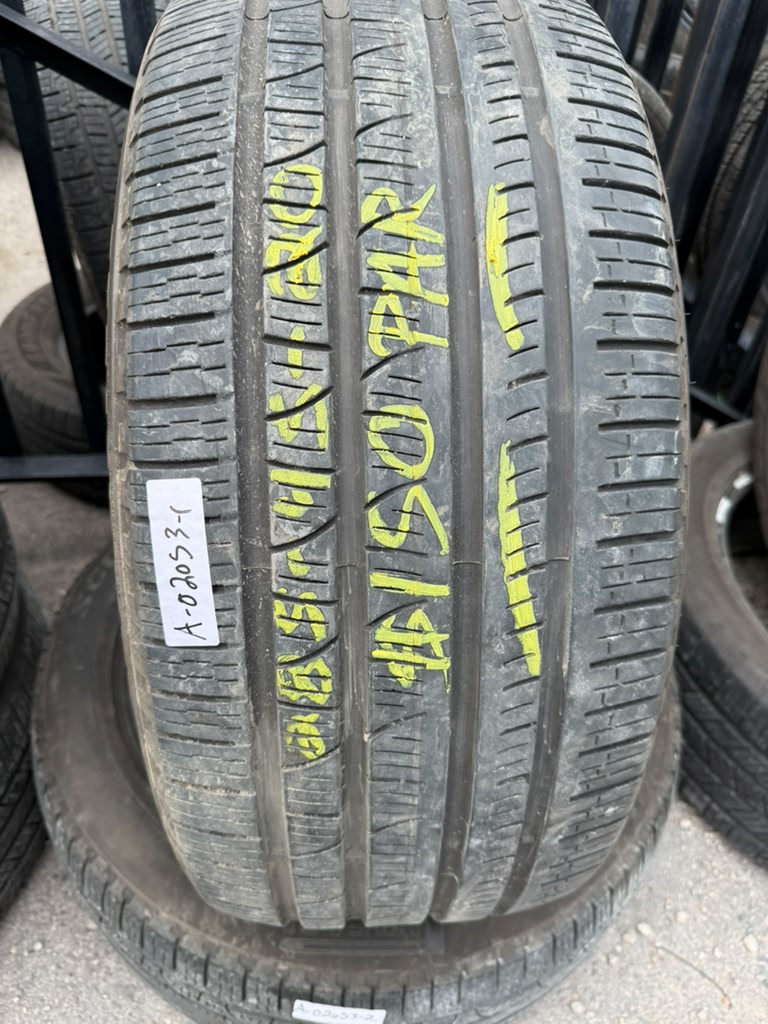 285/45R20 Pair (2 Used Tires) Pirelli Scorpian Verde