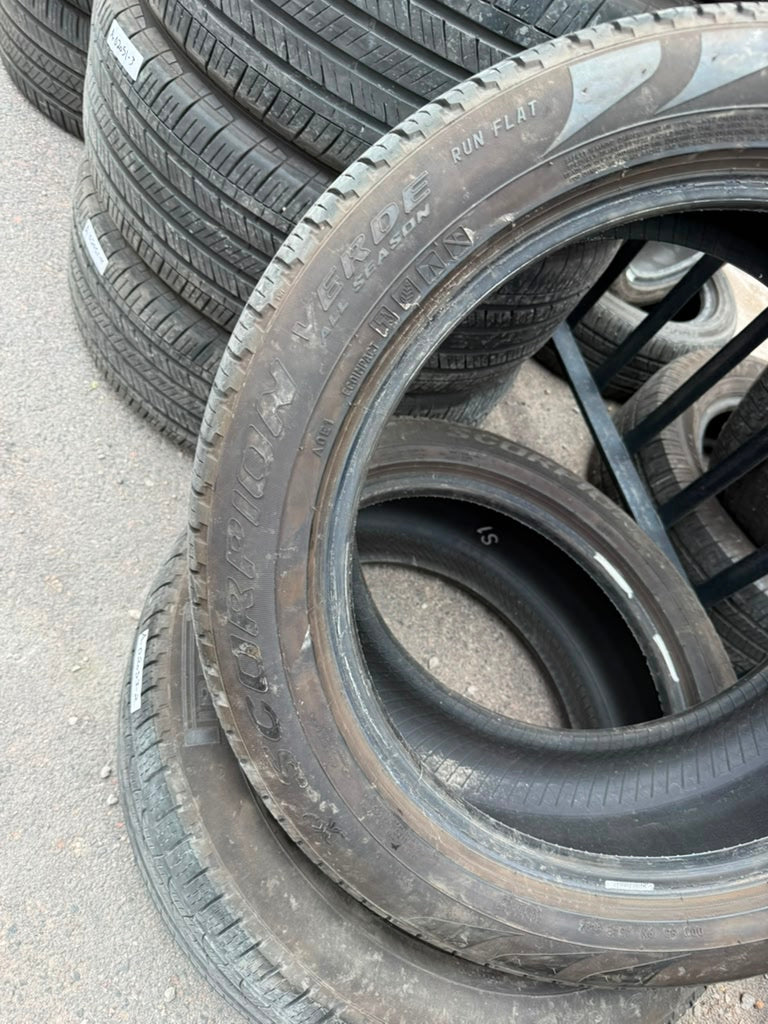 285/45R20 Pair (2 Used Tires) Pirelli Scorpian Verde