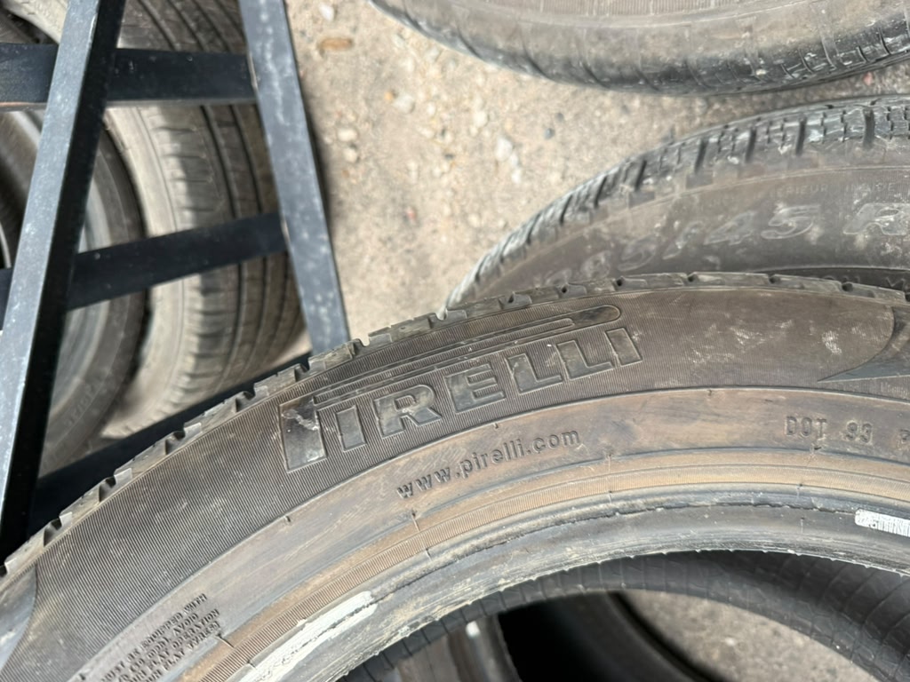 285/45R20 Pair (2 Used Tires) Pirelli Scorpian Verde