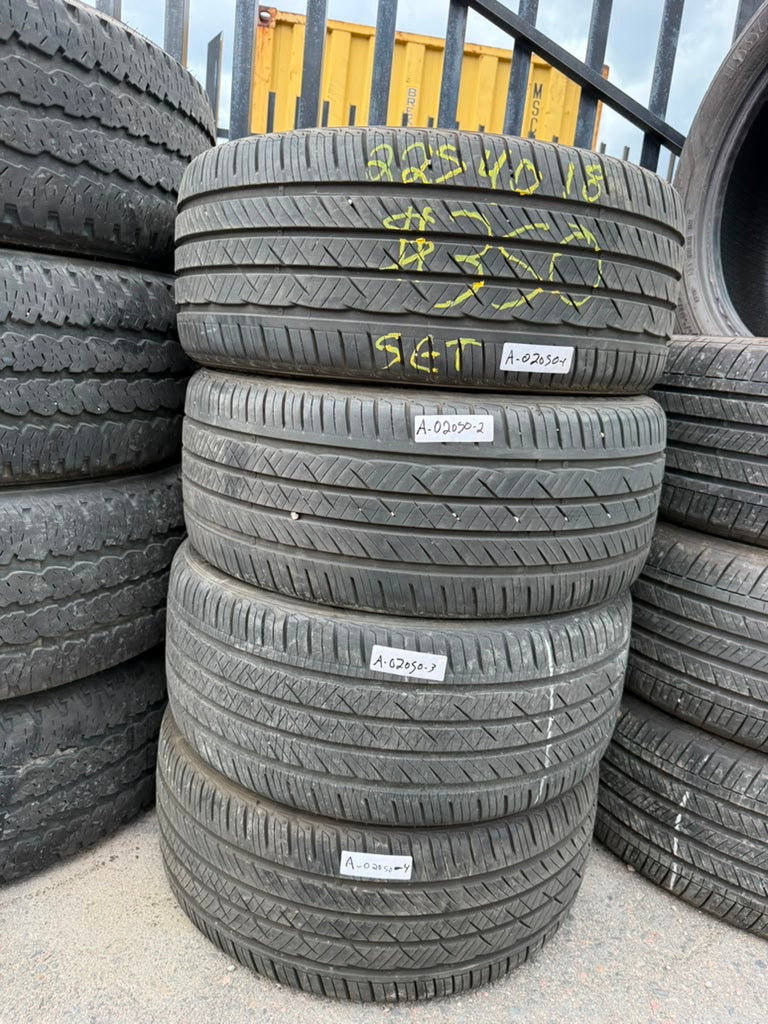 225/40R18 Set (4 Used Tires) Laufenn S Fit