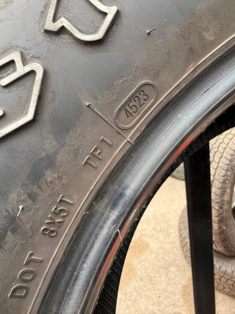 LT285/60R20 Set (4 Used Tires) Firestone Transforce AT