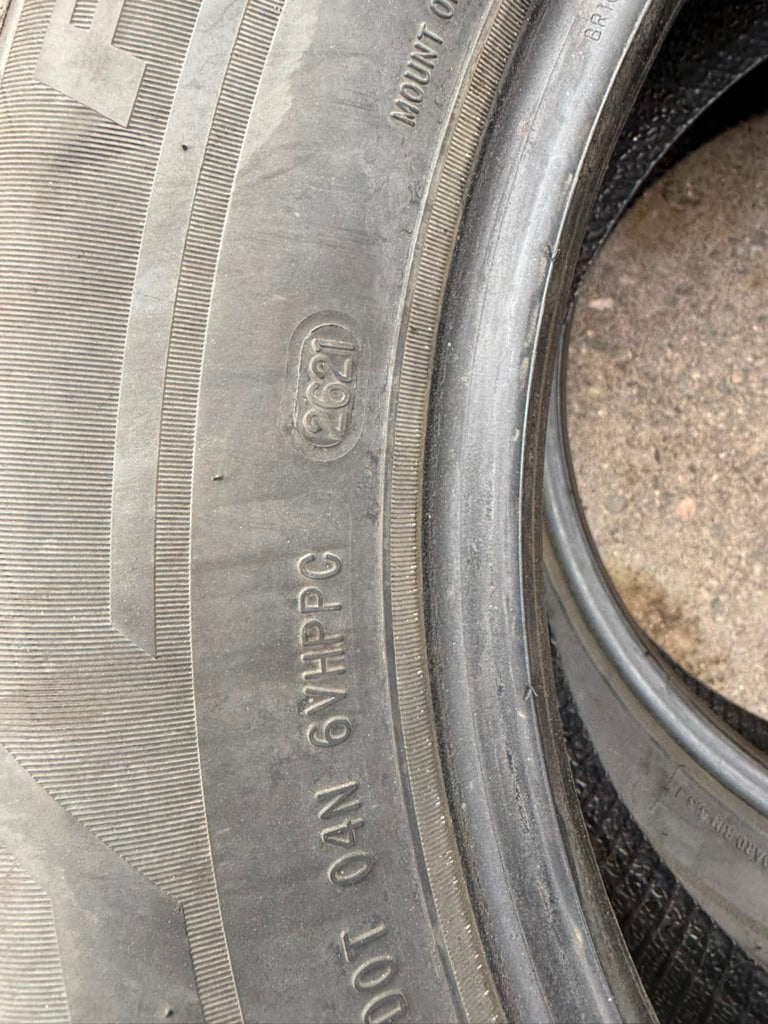215/65R16 Pair (2 Used Tires) Prinx Hicity HH2
