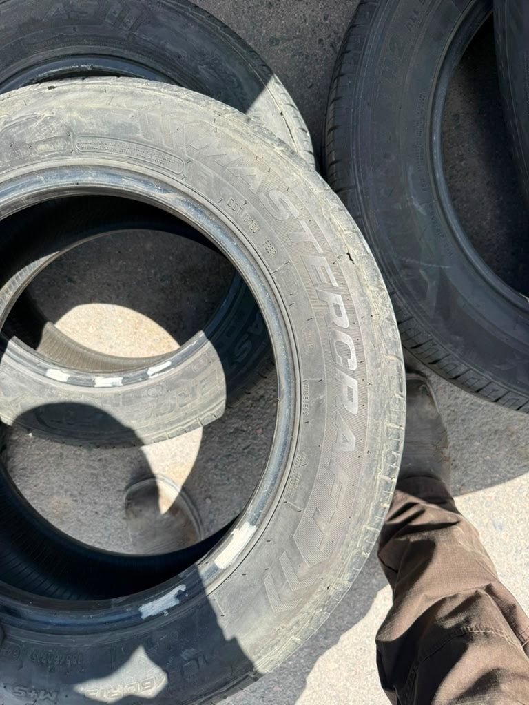 185/60R15 Pair (2 Used Tires) Mastercaft Stratus