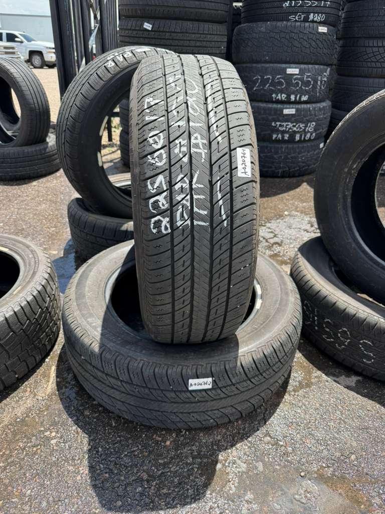 225/60R17 Pair (2 Used Tires) Tiger Paw Uniroyal Touring