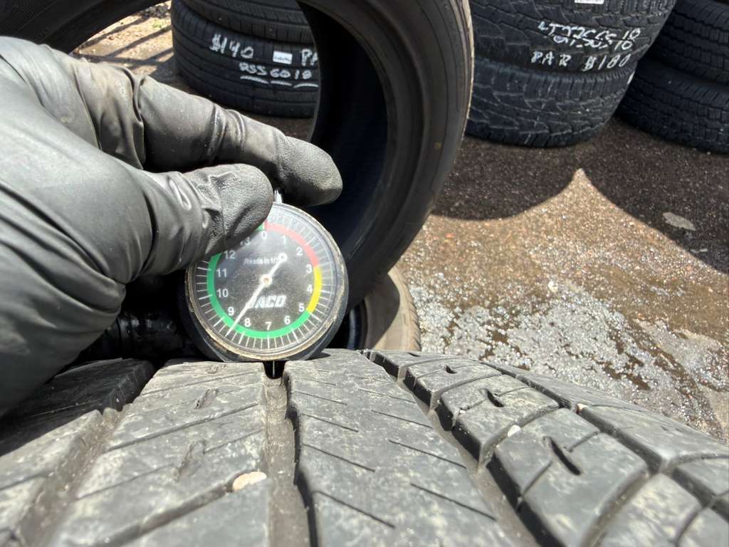 225/60R17 Pair (2 Used Tires) Tiger Paw Uniroyal Touring