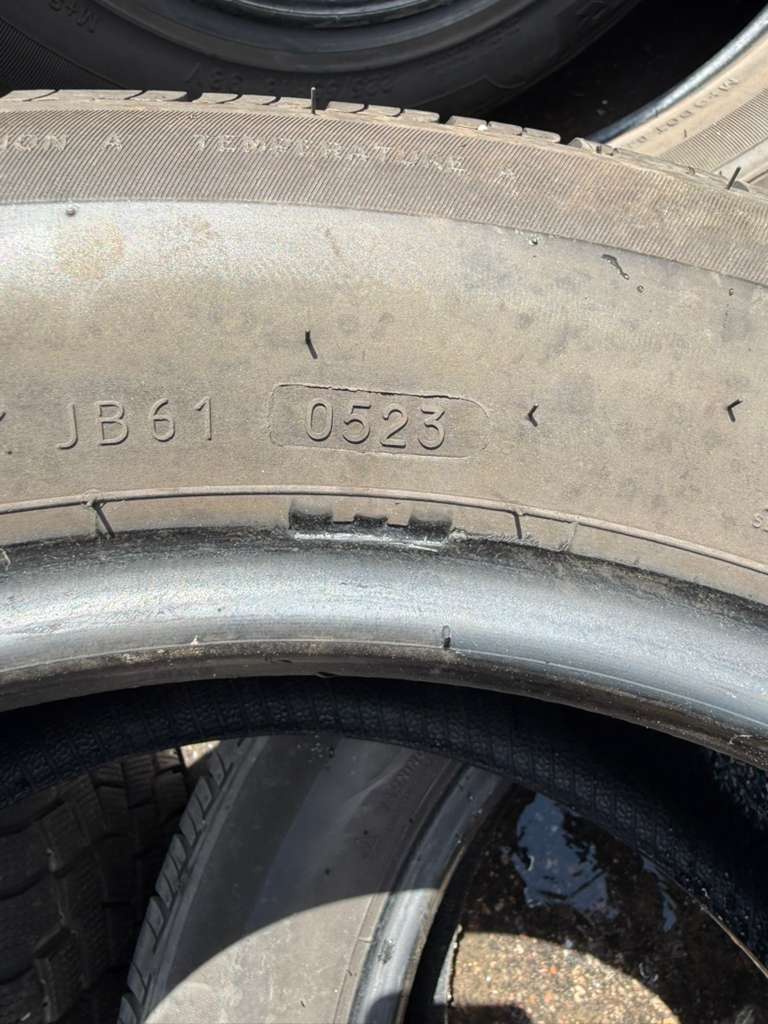 225/60R17 Pair (2 Used Tires) Tiger Paw Uniroyal Touring