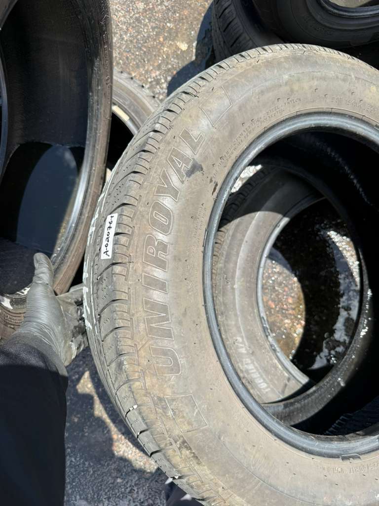 225/60R17 Pair (2 Used Tires) Tiger Paw Uniroyal Touring