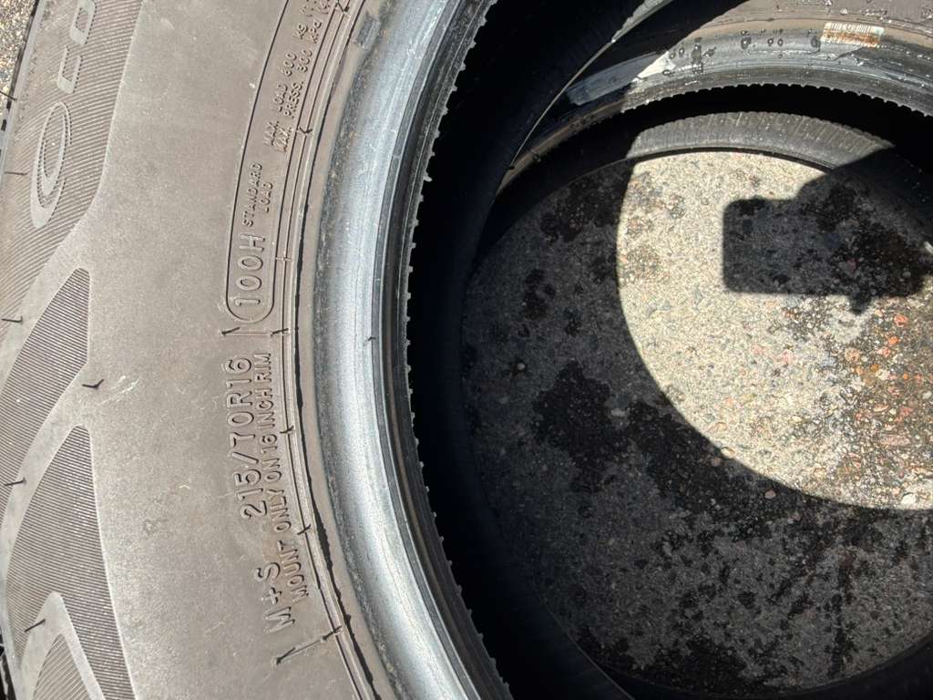 215/70R16 Pair (2 Used Tires) Cooper