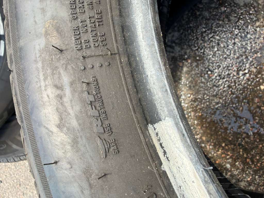 245/45R20 Pair (2 Used Tires) Bridgestone Alenza 001