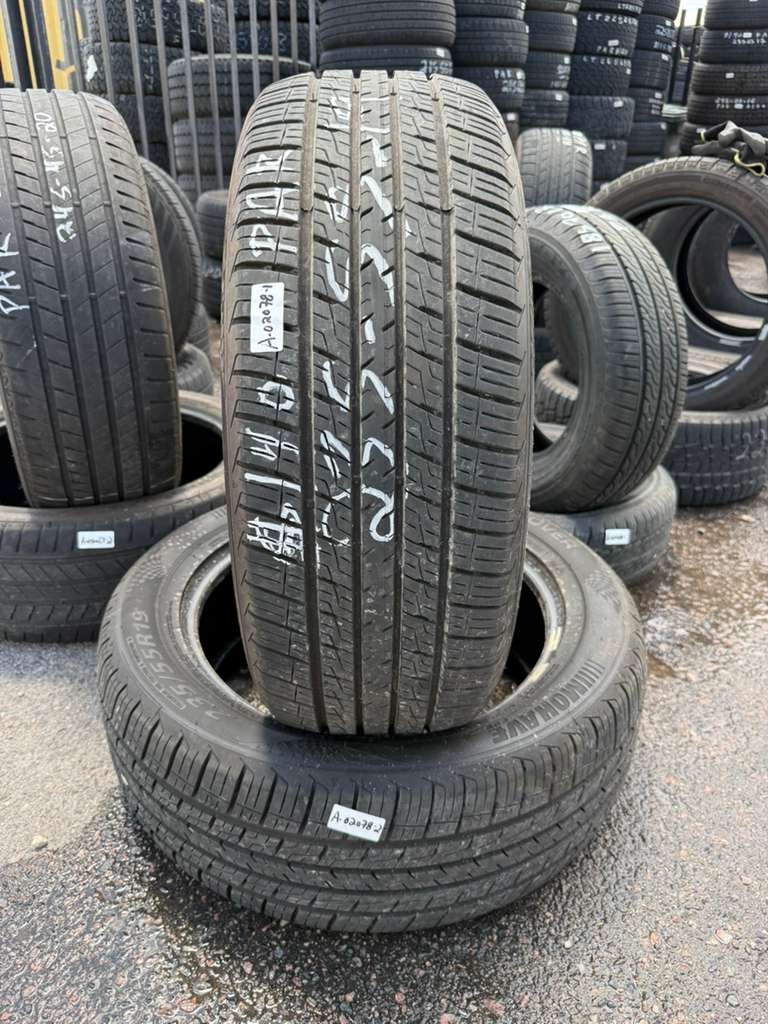 235/55R19 Pair (2 Like New Tires) Mohave Crossover