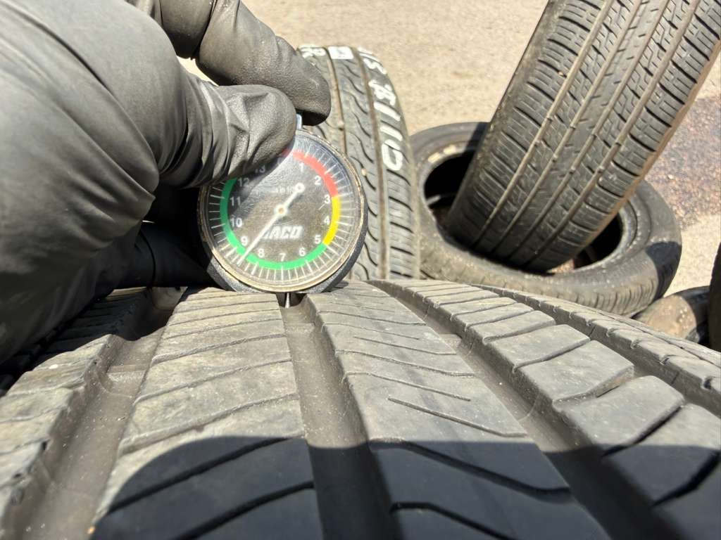 255/60R18 Pair (2 Used Tires) Goodyear Eagle Touring