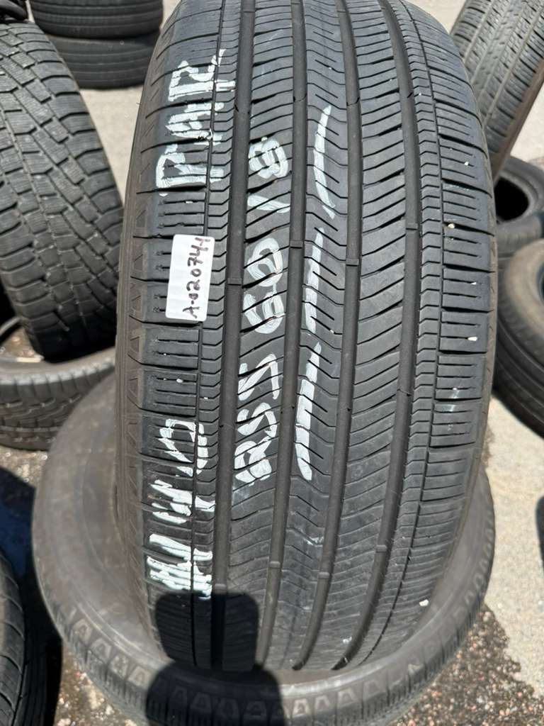 255/60R18 Pair (2 Used Tires) Goodyear Eagle Touring