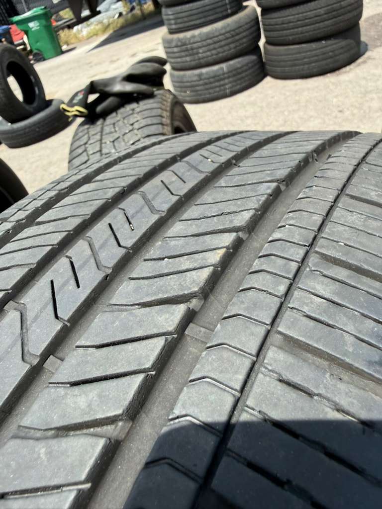 255/60R18 Pair (2 Used Tires) Goodyear Eagle Touring