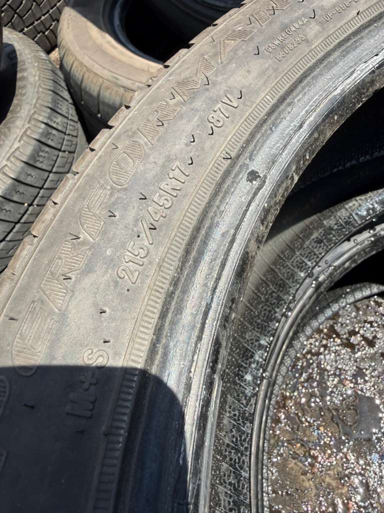215/45R17 Pair (2 Used Tires) Douglas Performance