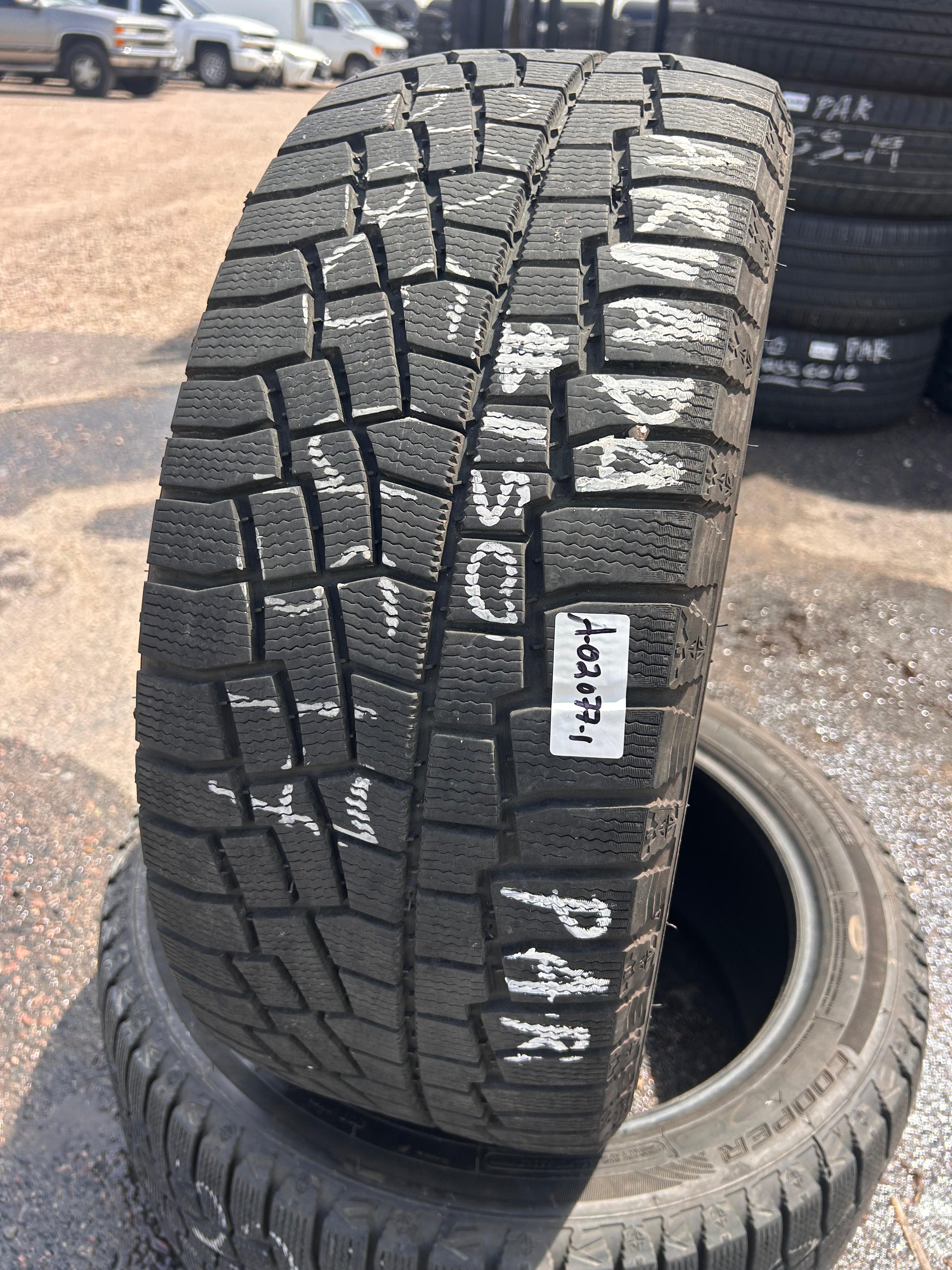 225/45R17 Pair (2 Used Tires) Cooper Discoverer True North (Studless)