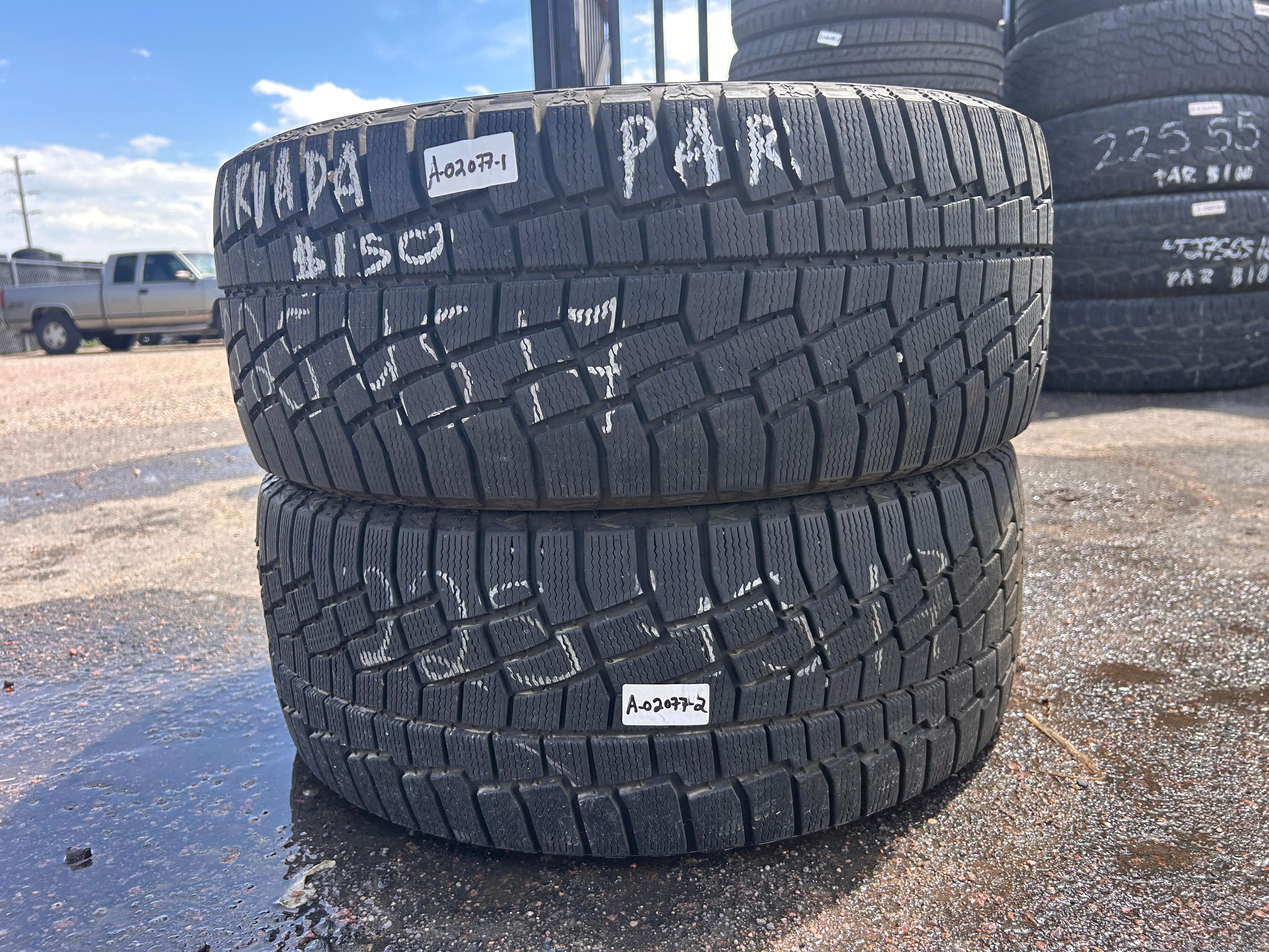 225/45R17 Pair (2 Used Tires) Cooper Discoverer True North (Studless)