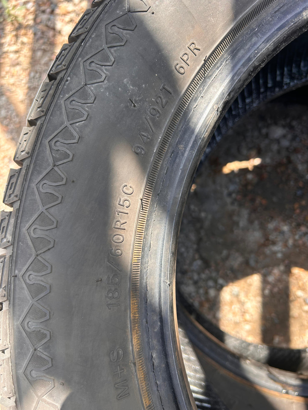185/60R15C Pair (2 Like New Tires) Sailun Terramax HLT