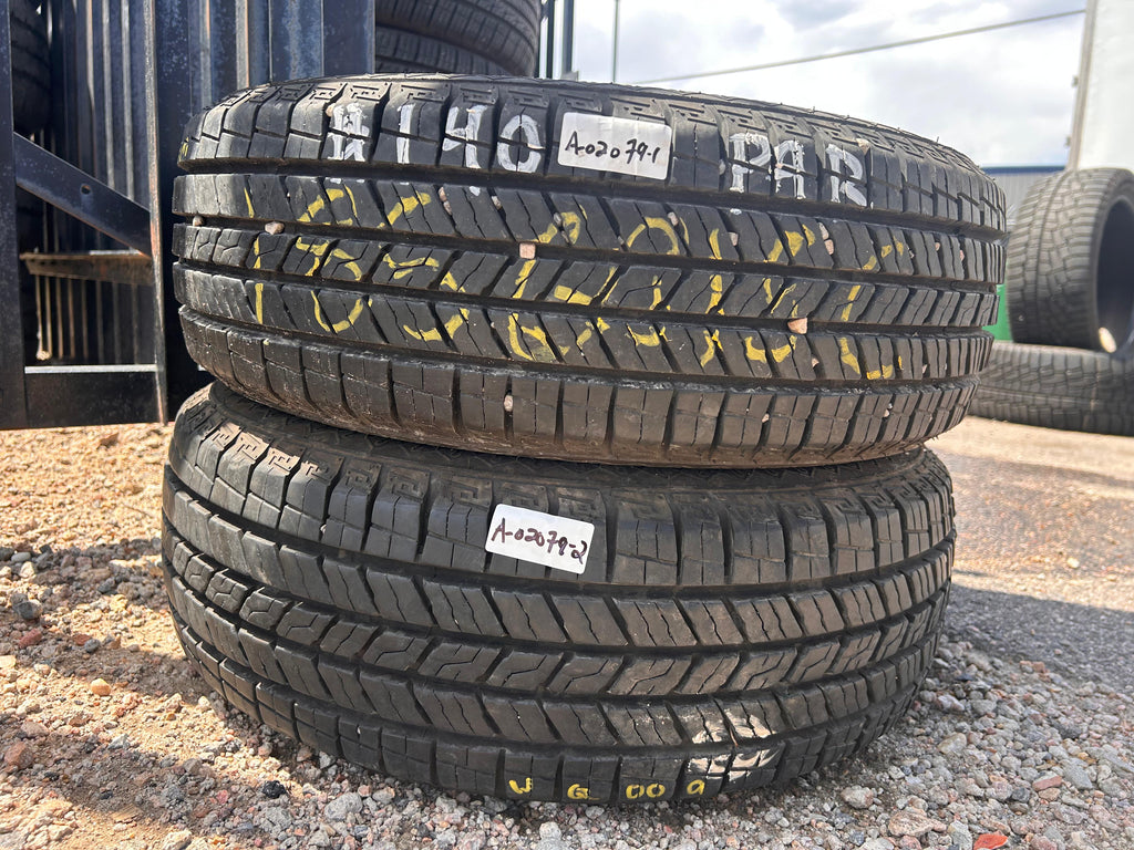 185/60R15C Pair (2 Like New Tires) Sailun Terramax HLT