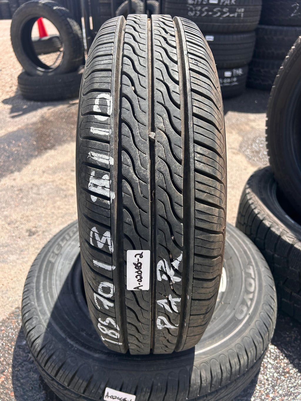185/70R13 Pair (2 Like New Tires) Toyo Eclipse