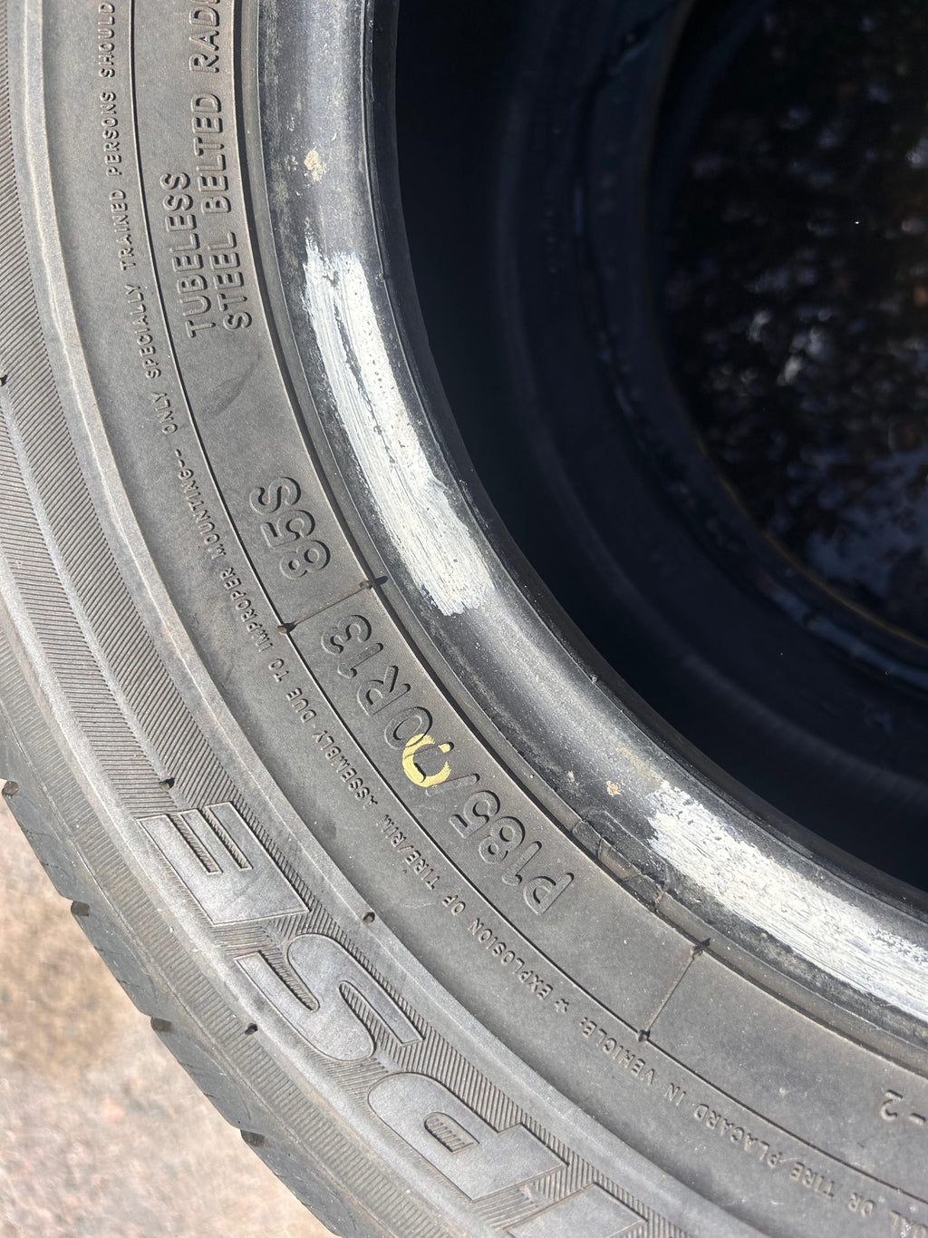185/70R13 Pair (2 Like New Tires) Toyo Eclipse
