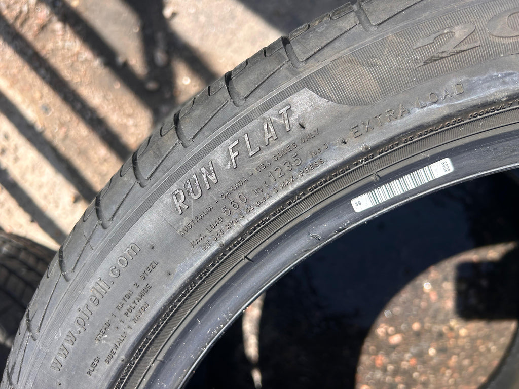 205/45R17 Pair (2 Used Tires) Pirelli Cinturato P7