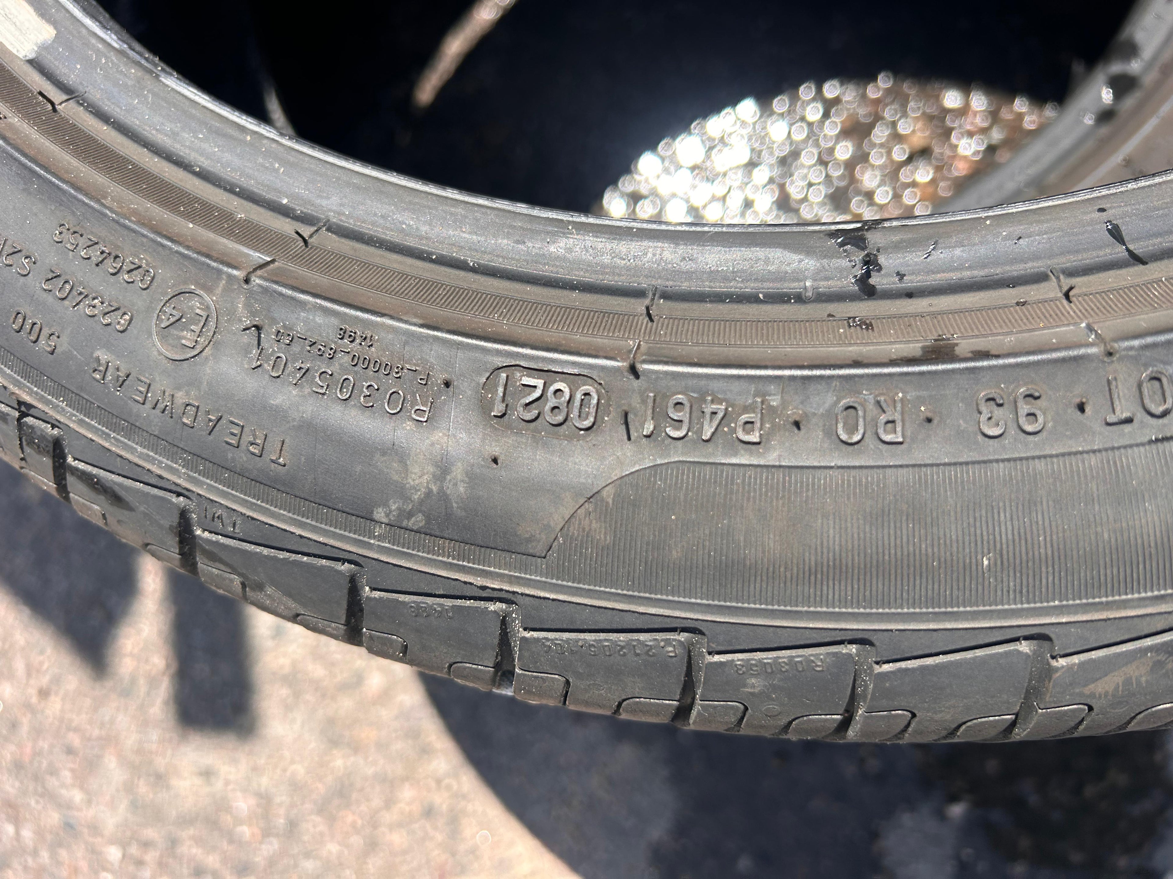 205/45R17 Pair (2 Used Tires) Pirelli Cinturato P7