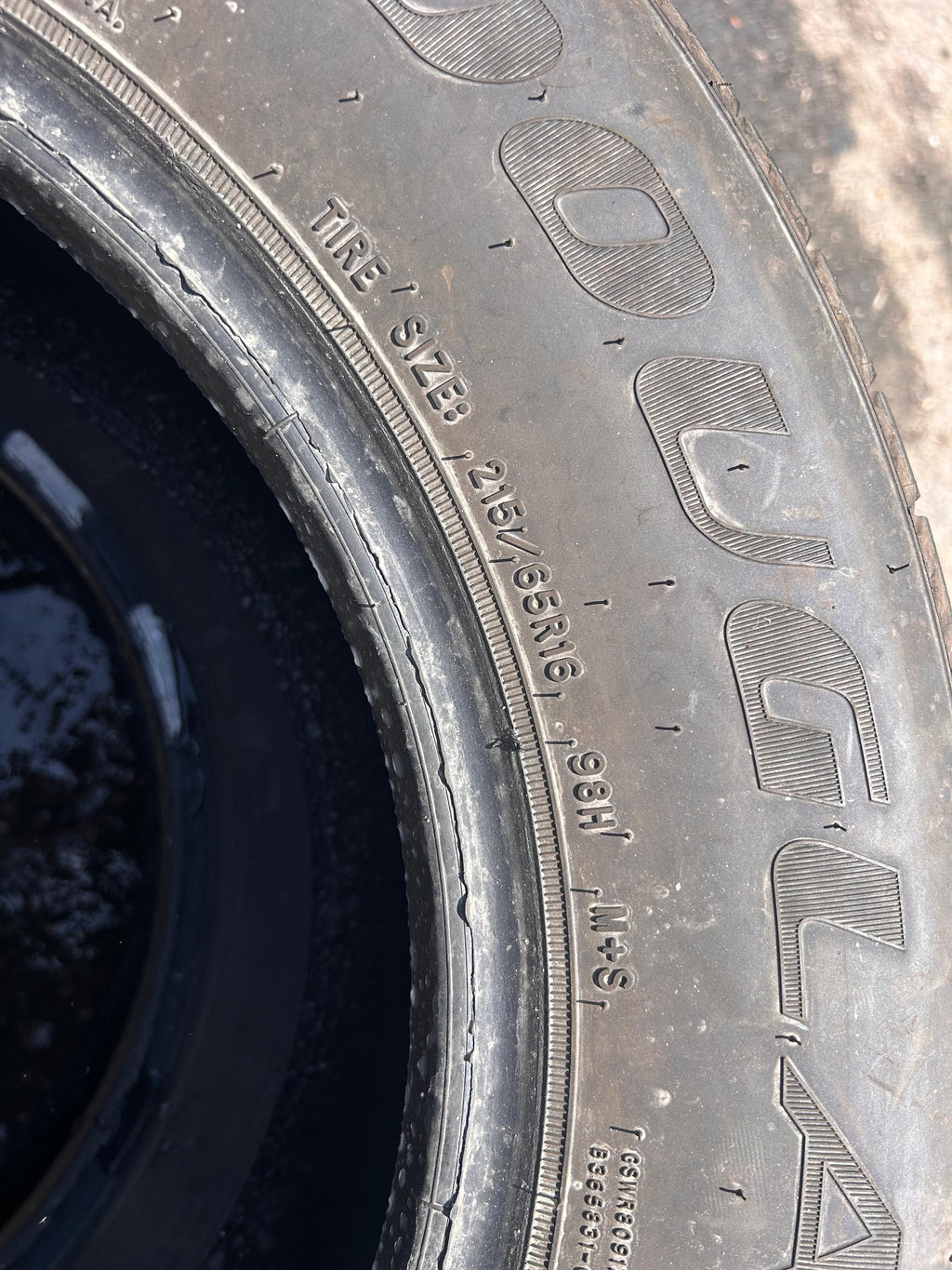 215/65R16 Pair (2 Used Tires) Douglas Touring