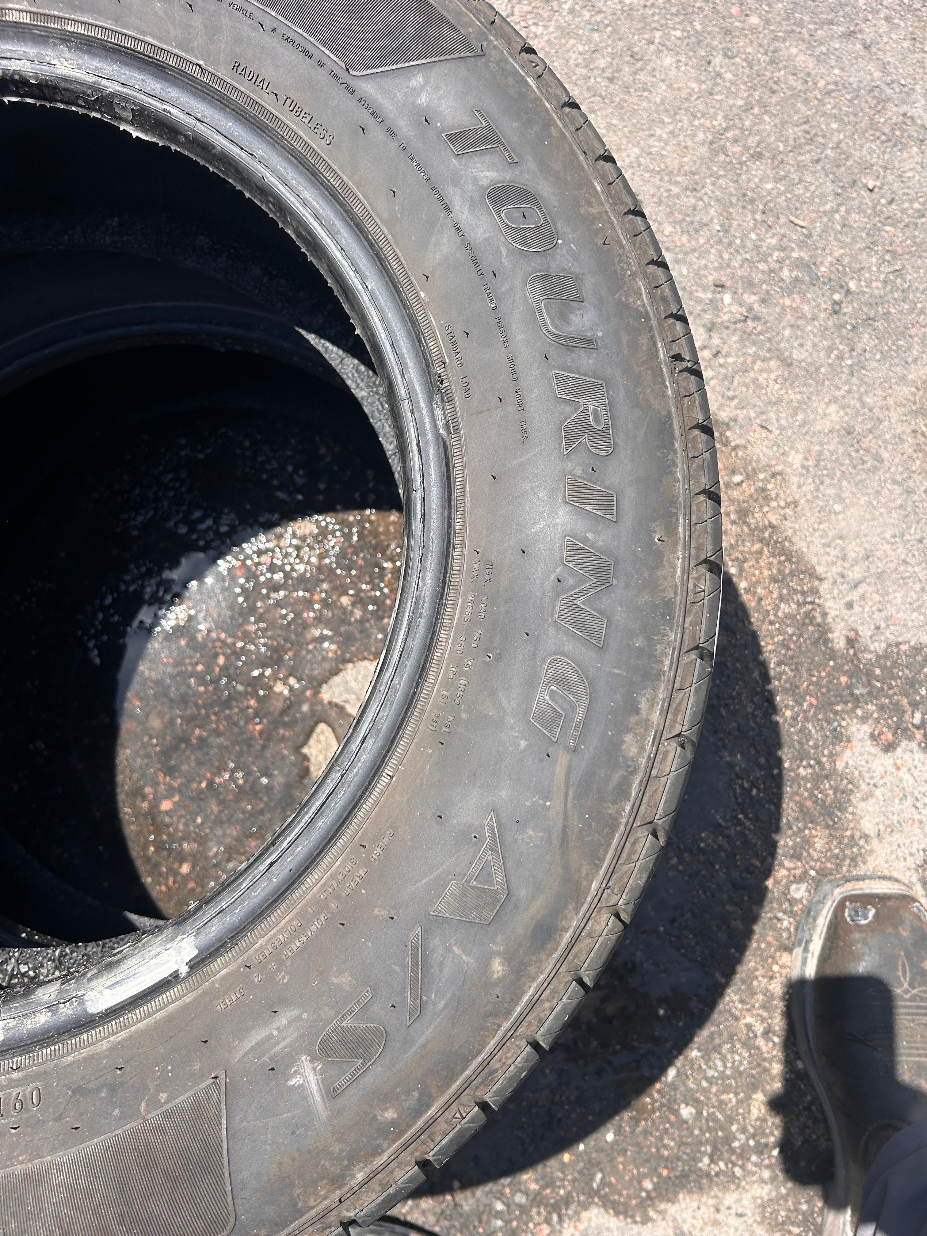 215/65R16 Pair (2 Used Tires) Douglas Touring
