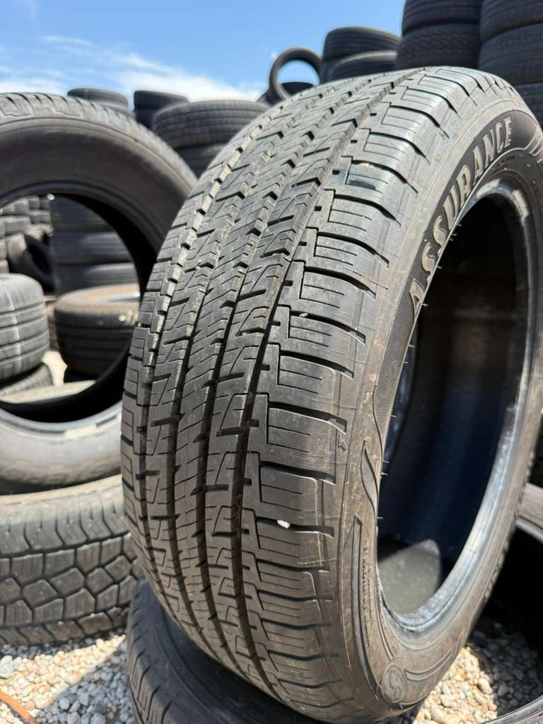 225/55R19 Pair (2 Used Tires) Goodyear Assurance MaxLife
