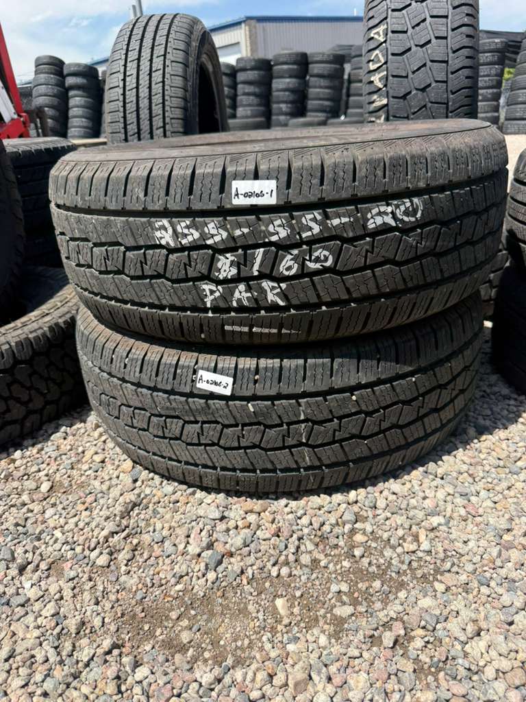 255/55R20 Pair (2 Used Tires) Fortune Tormenta H/T