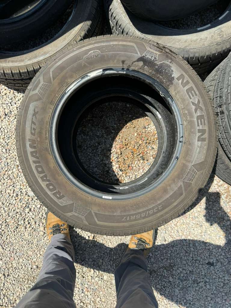 235/65R17 Pair (2 Used Tires) Nexen Roadian GTX