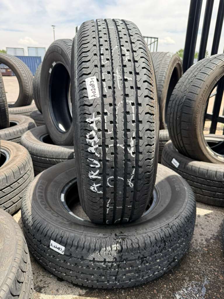 ST225/75R15 Pair (2 Used Tires) Goodride Radial ST-100