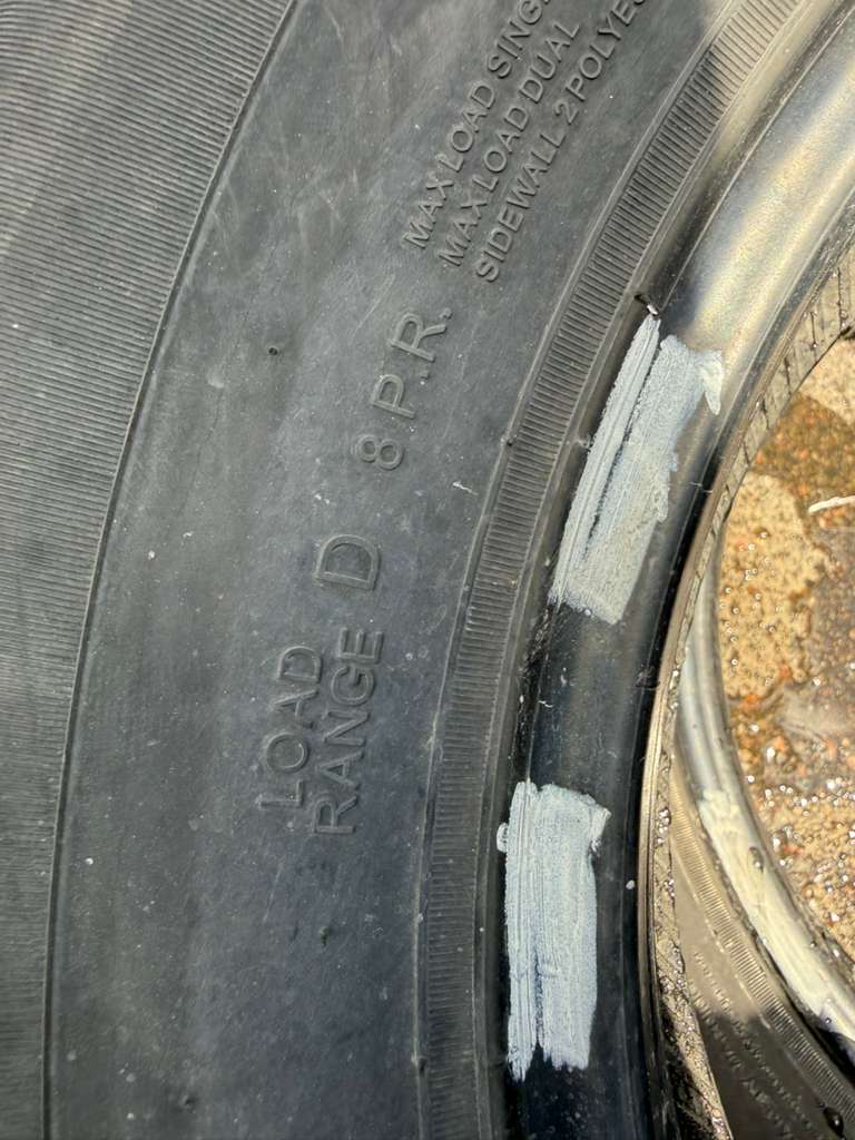 ST225/75R15 Pair (2 Used Tires) Goodride Radial ST-100