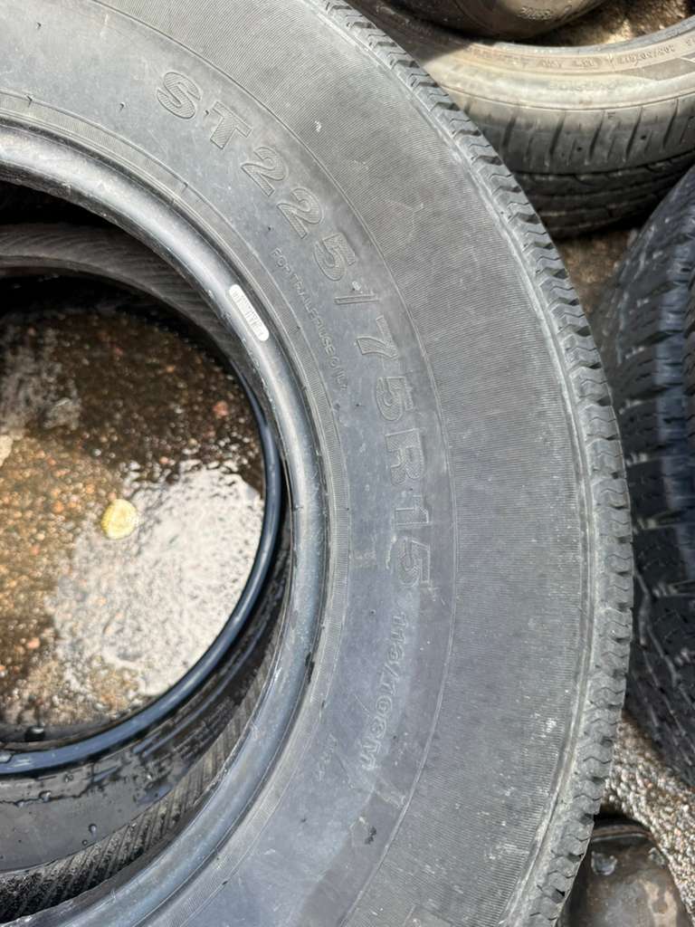 ST225/75R15 Pair (2 Used Tires) Goodride Radial ST-100