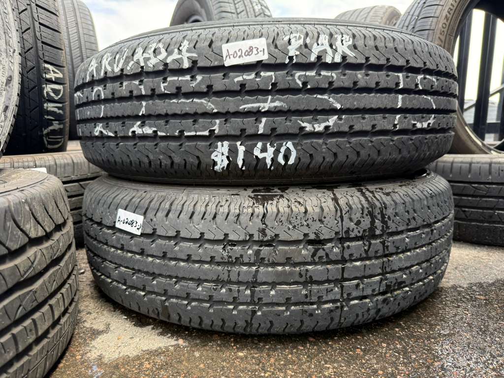 ST225/75R15 Pair (2 Used Tires) Goodride Radial ST-100