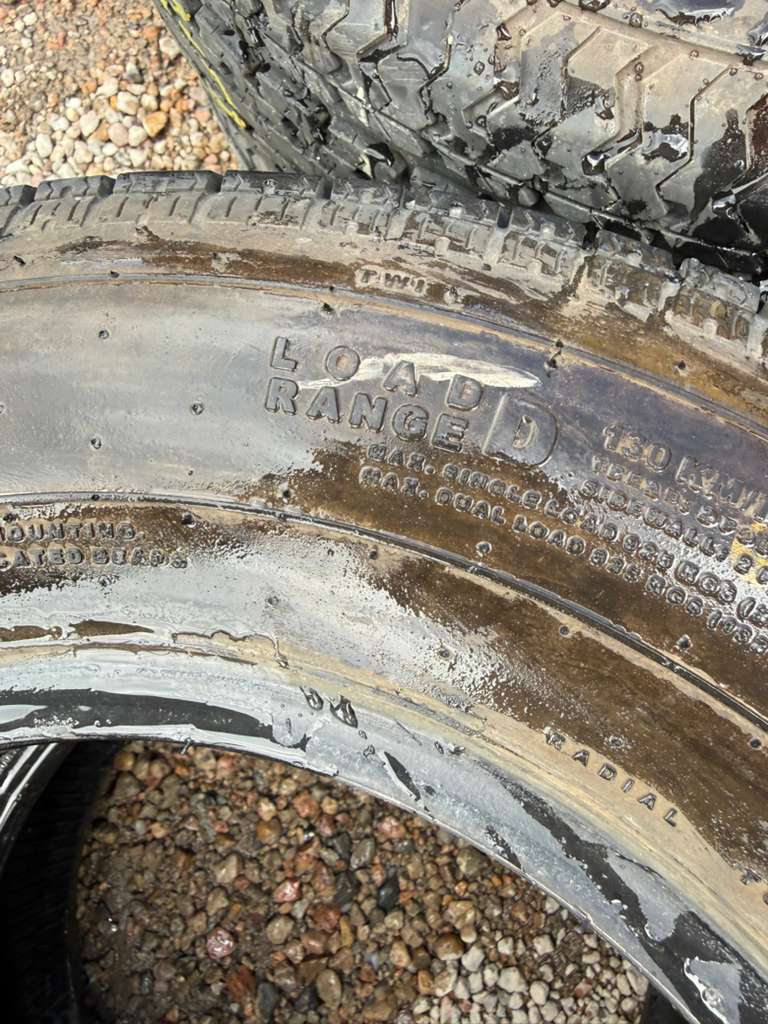 ST205/75R14 Pair (2 Used Tires) Carlisle Reliance Radial ST