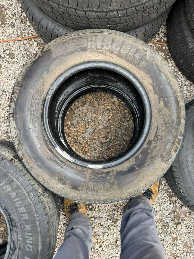 ST205/75R15 Pair (2 Used Tires) Hercules Power ST 2
