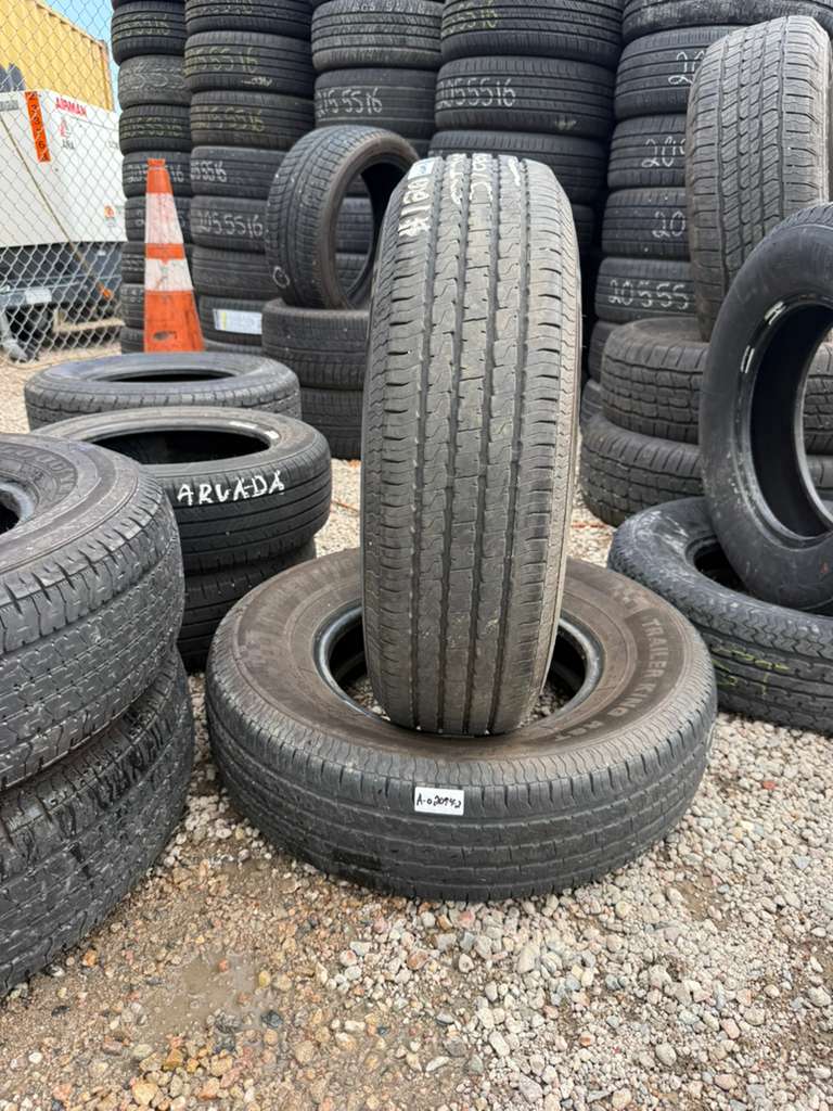 ST225/75R15 Pair (2 Used Tires) Trailer King RST