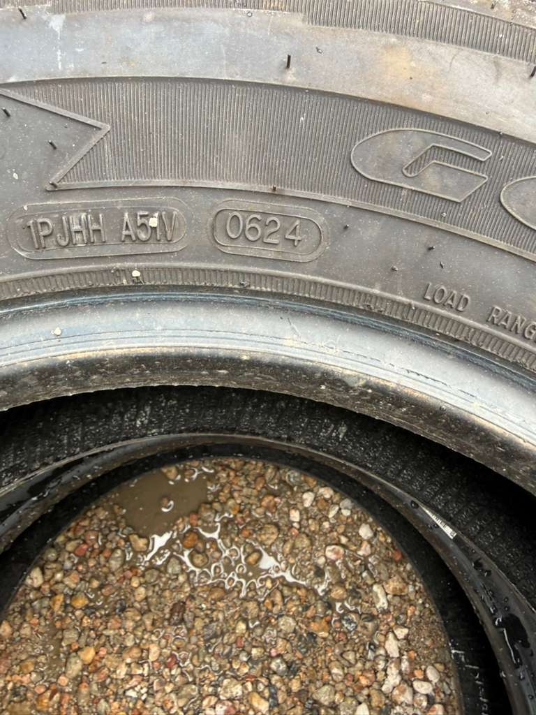 ST225/75R15 Pair (2 Used Tires) Goodyear Endurance