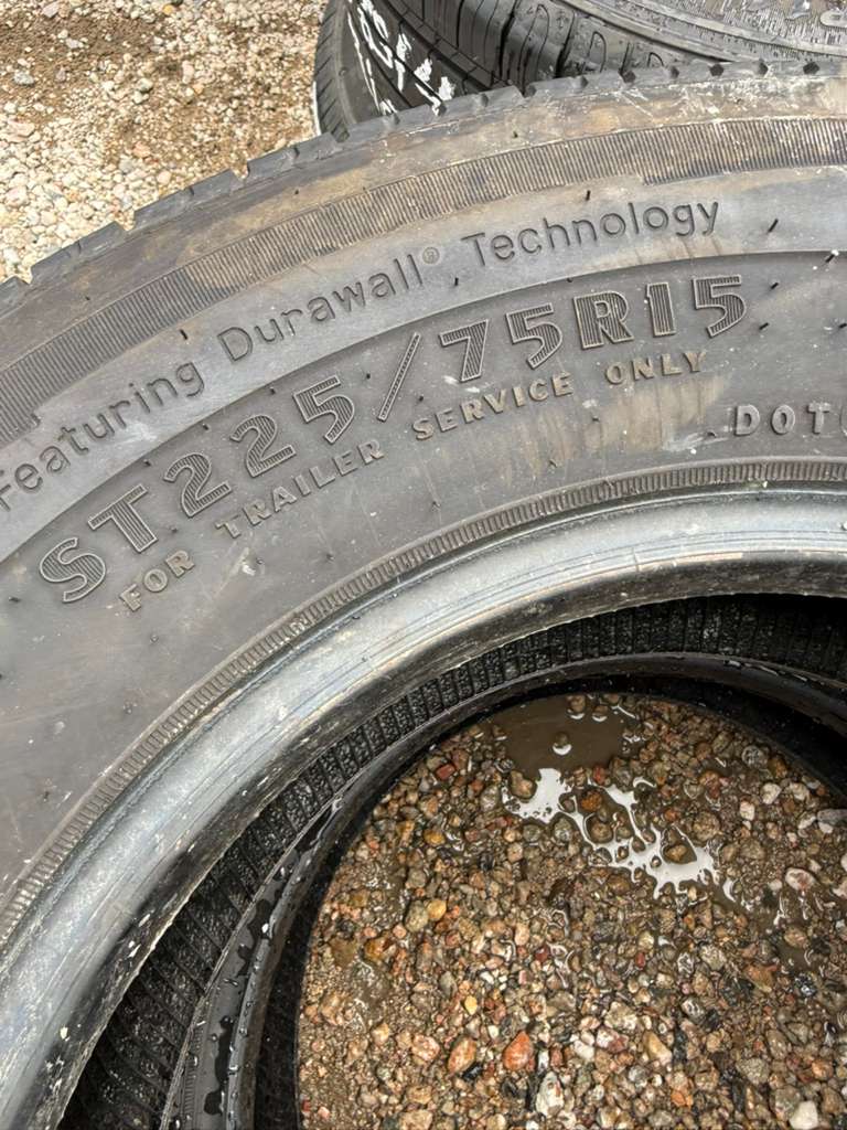 ST225/75R15 Pair (2 Used Tires) Goodyear Endurance