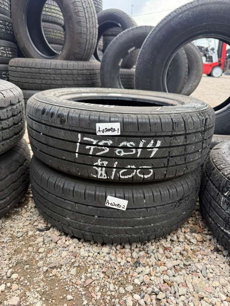 175/65R14 Pair (2 Used Tires) Blackhawk Street-H