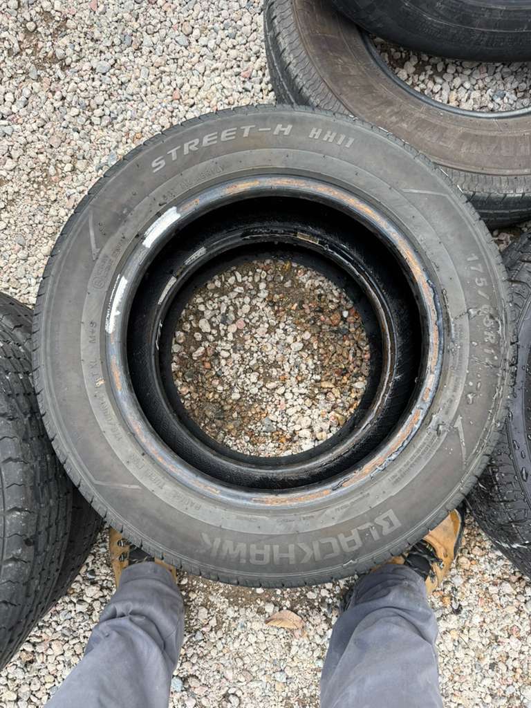 175/65R14 Pair (2 Used Tires) Blackhawk Street-H