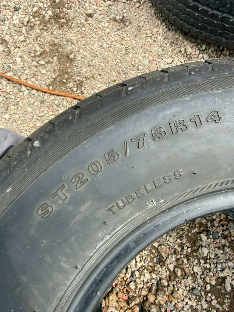 ST205/75R14 Pair (2 Used Tires) Westlake Super ST