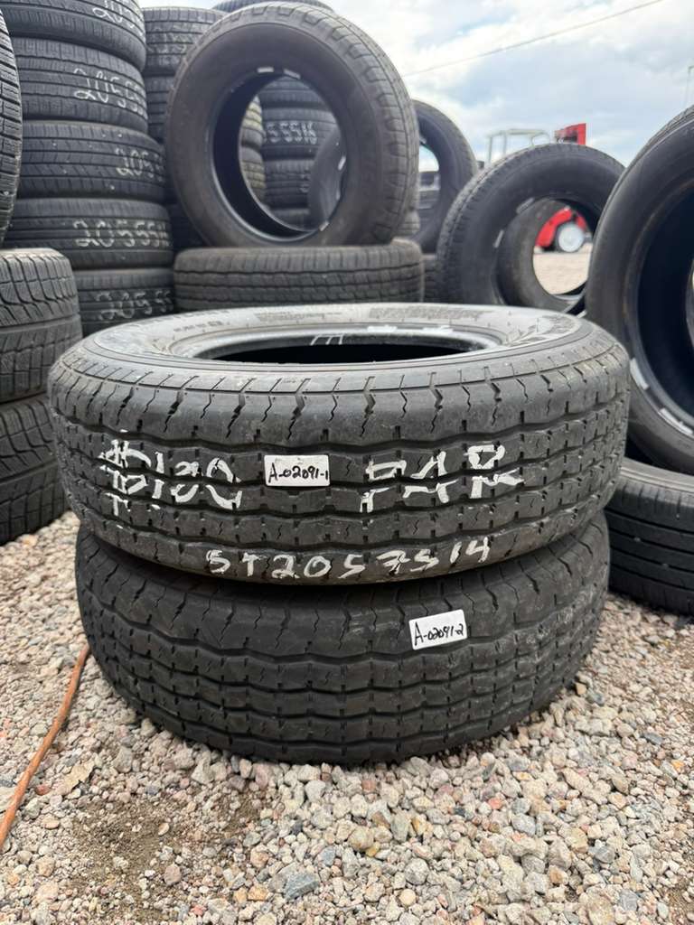 ST205/75R14 Pair (2 Used Tires) Westlake Super ST