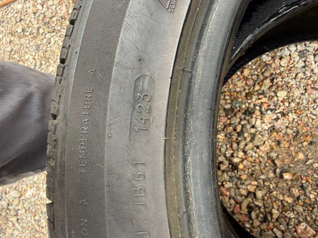 215/55R17 Pair (2 Used Tires) TigerPaw Uniroyal