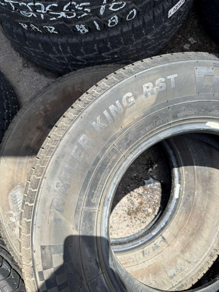 ST225/75R15 Pair (2 Used Tires) Trailer King RST