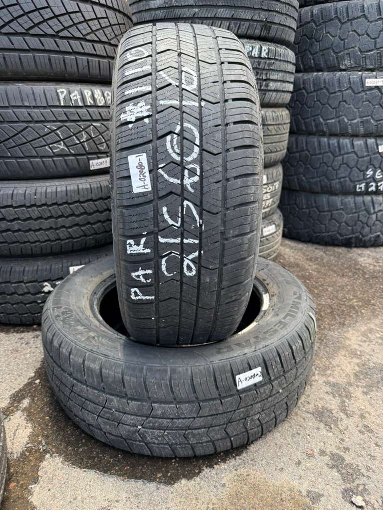215/60R16 Pair (2 Used Tires) Milestar WeatherGuard AW365