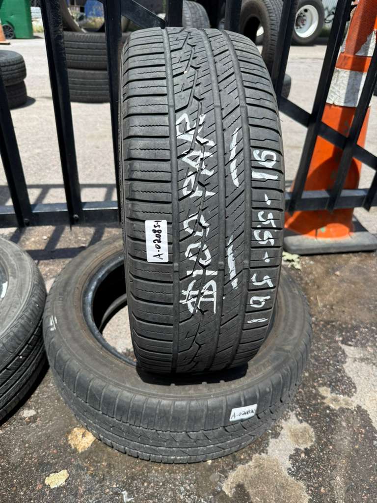 195/55R16 Pair (2 Used Tires) Sumitomo HTR AS P03