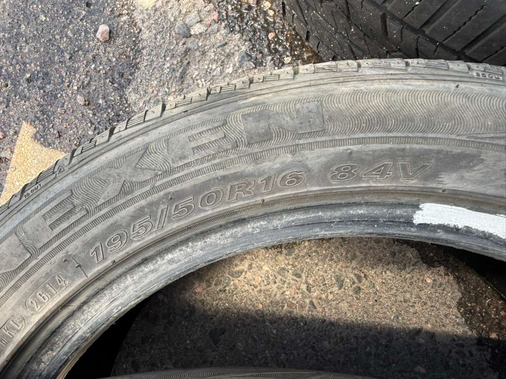 195/50R16 Pair (2 Used Tires) Nexen N5000 Plus
